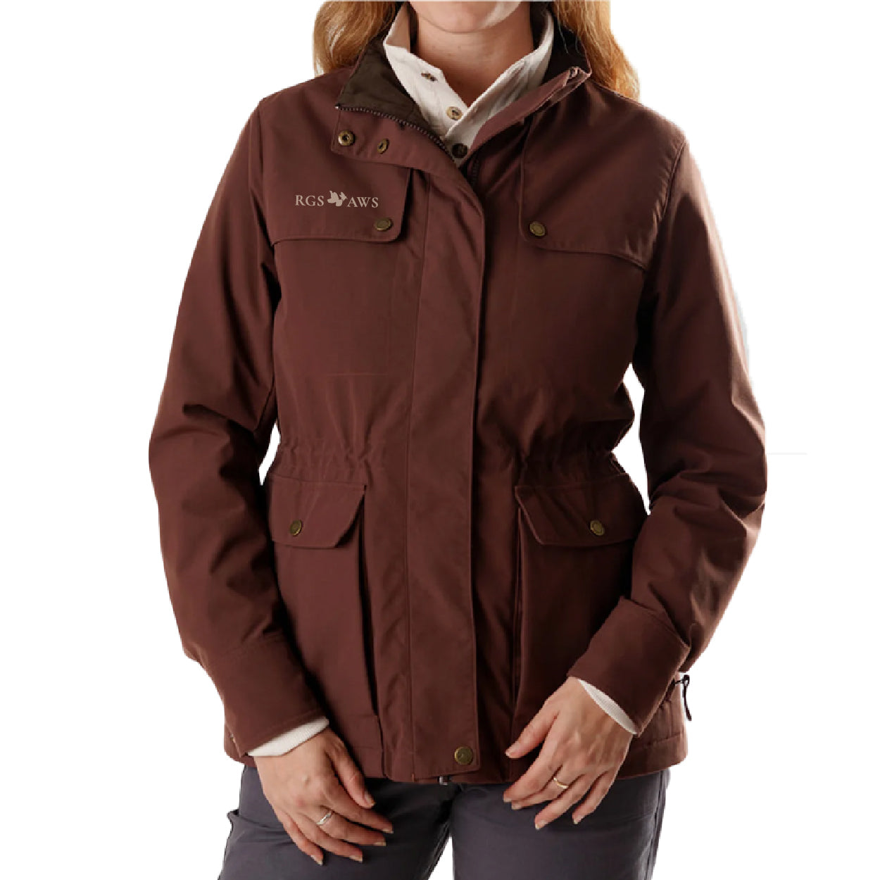 Duck Camp Women's Austin Insulated Jacket: Mahogany; With RGS