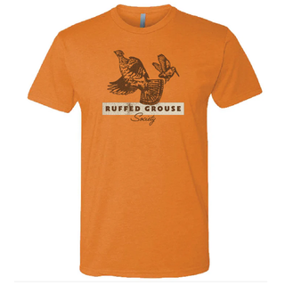 Ruffed Grouse Society Unisex Short Sleeve T-Shirt: Orange