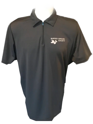 WSI Bamboo 1-4-Zip Polo - Charcoal