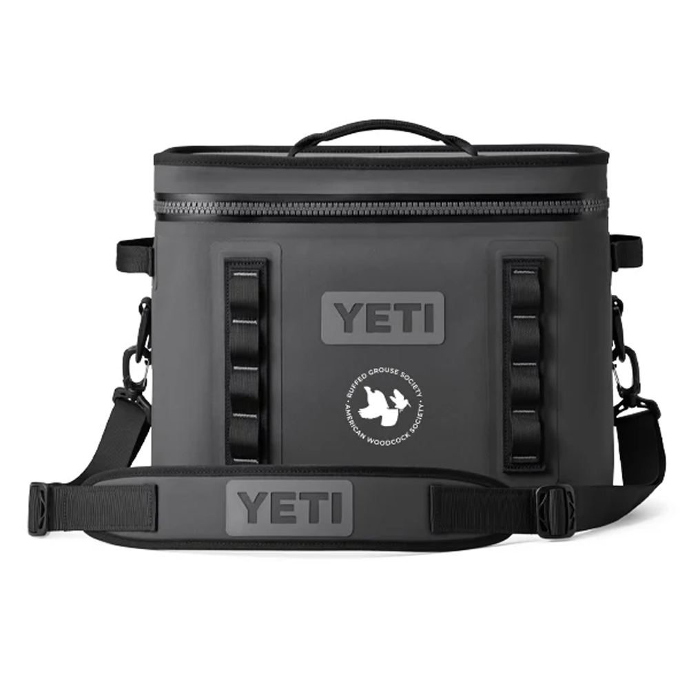 Yeti Hopper Flip 18 Soft Cooler: Charcoal with RGS AWS Logo