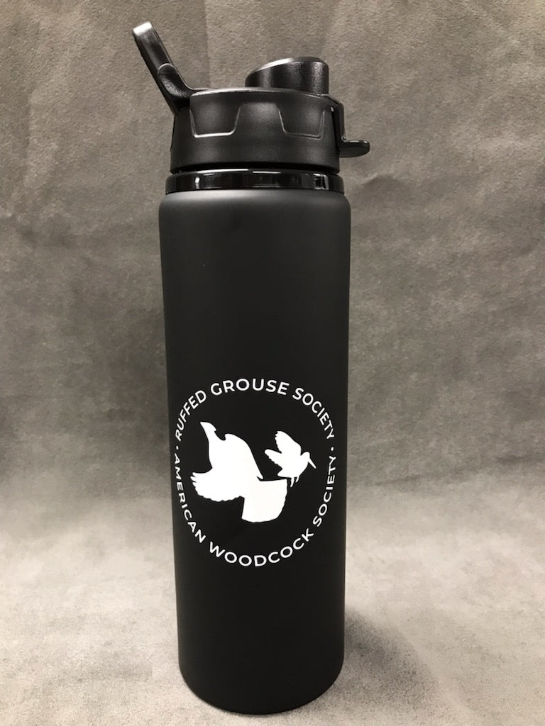 28 Ounce H2go Surge Bottle: Matte Black with RGS & AWS Circle Logo – RGS