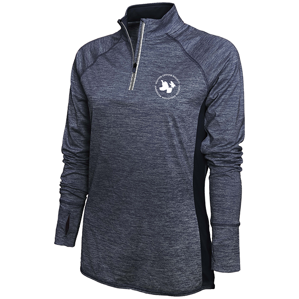Ladies Performance 1/4 Zip: RGS & AWS Circle Logo