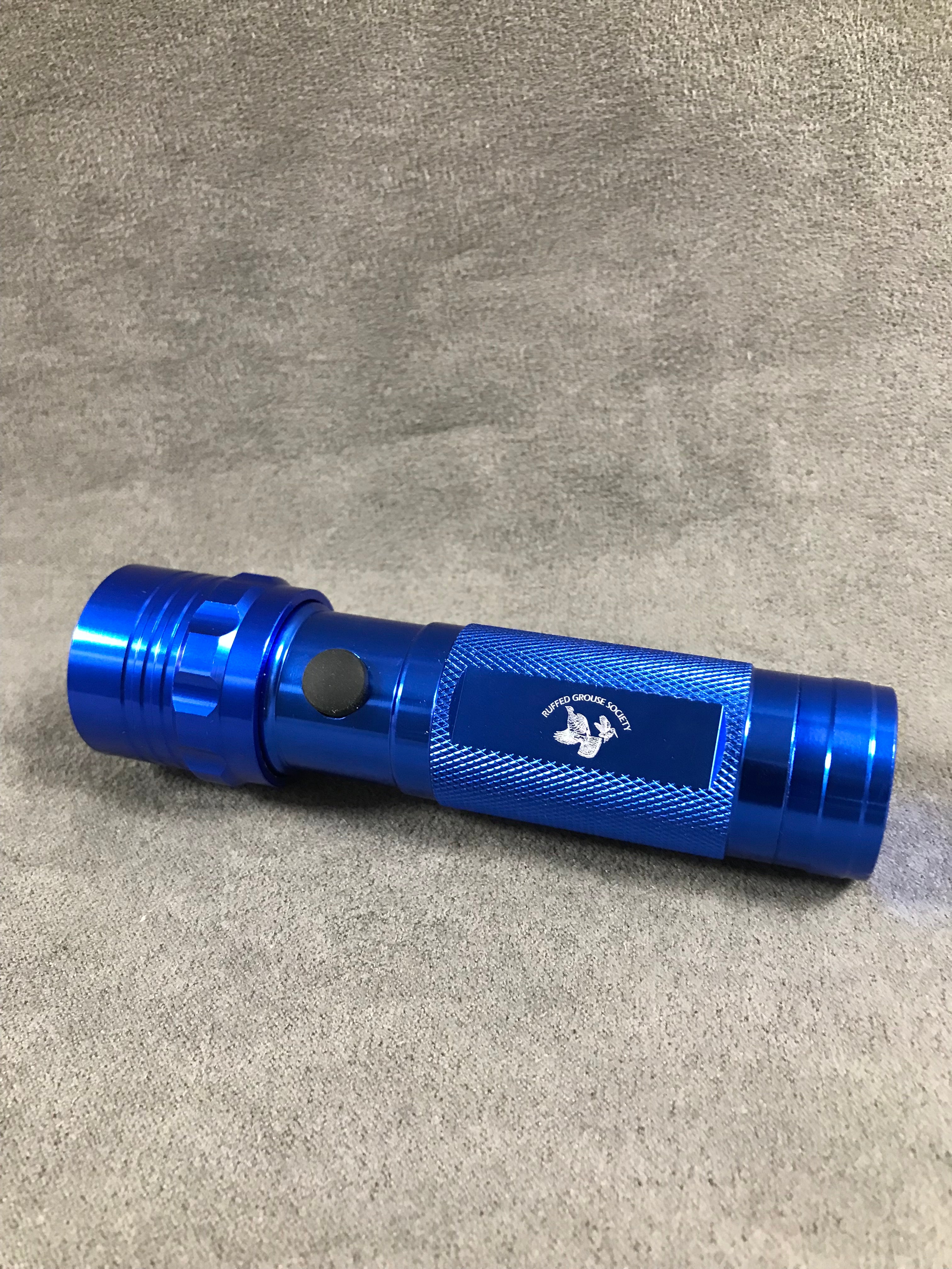 The Cedar Creek Remington LED Flashlight with RGS Logo. RGS AWS