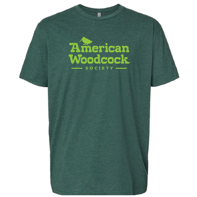 American Woodcock Society Unisex Short Sleeve T-Shirt/Green