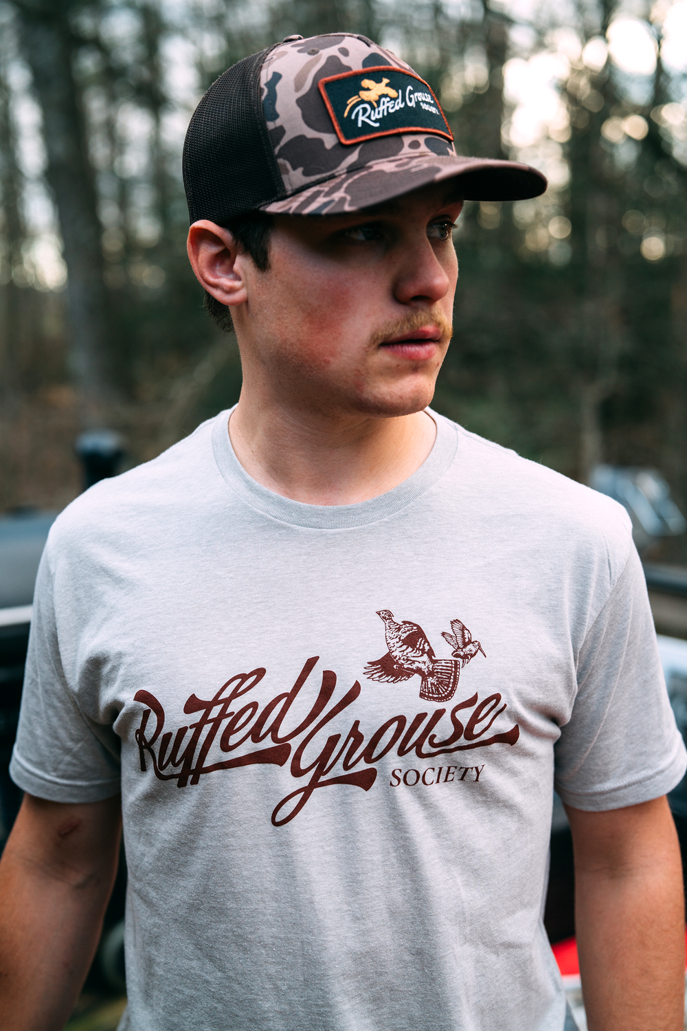 Ruffed Grouse Society Script T-Shirt