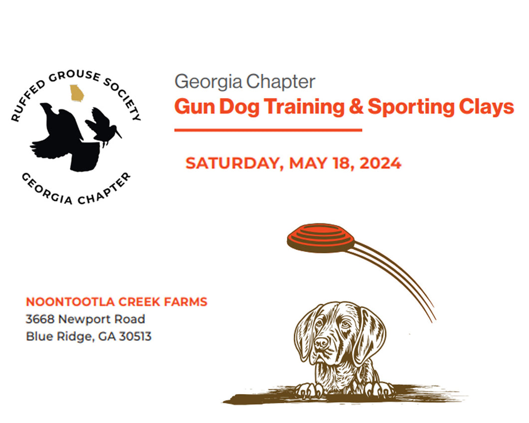 Georgia Chapter Gun Dog Training & Sporting Clays 2024