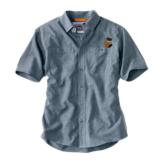 Men's: RGS x NAVHDA Orvis Tech Chambray Short-Sleeved Shirt