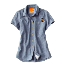 Load image into Gallery viewer, Women&#39;s: RGS x NAVHDA Orvis Tech Chambray Short-Sleeved Shirt
