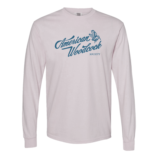 American Woodcock Society Vintage Script Long Sleeve T-Shirt