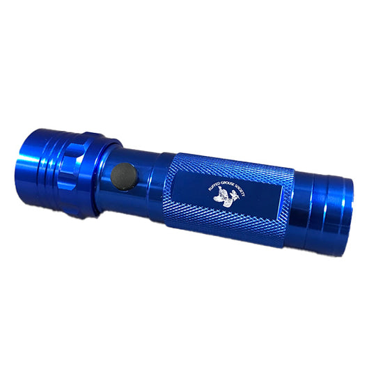 The Cedar Creek Remington LED Flashlight with RGS Logo.