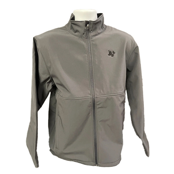 Storm Creek Softshell Jacket: Charcoal with RG/WC Silhouettes