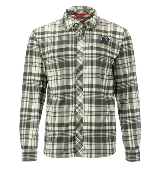 Simms Bugstopper Insect Repellent Fishing Shirt: With RGS & AWS Two Bird Logo