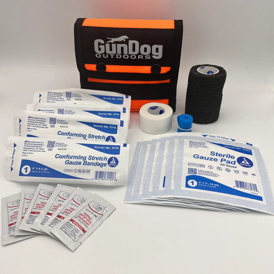 GunDog Outdoor Blood Loss / Wound Care Kit: Orange