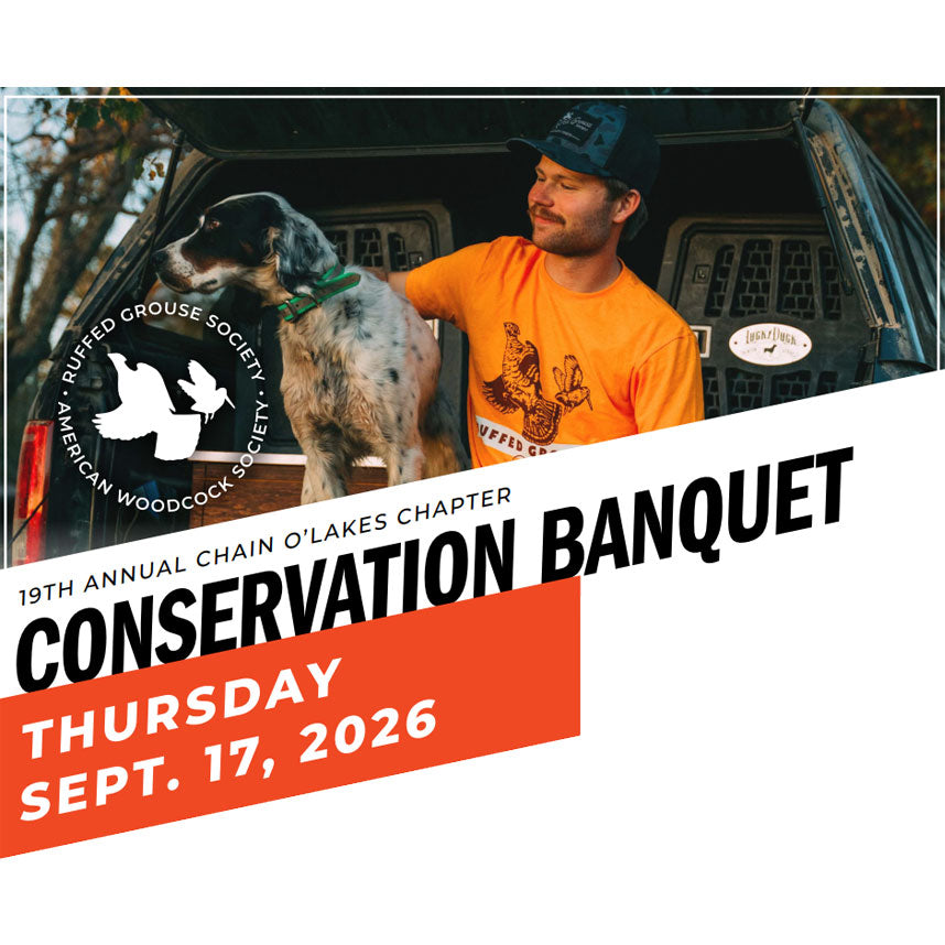 19th Annual Chain O'Lakes Chapter Conservation Banquet 2026