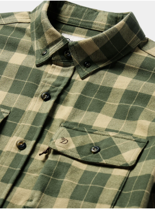 Duck Camp Camp Shirt: RGS & AWS Logo on Right Chest; Thyme