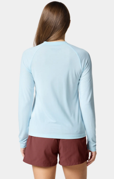 Duck Camp Women's Lightweight Performance Dri-Release Crew: RGS & AWS On Sleeve