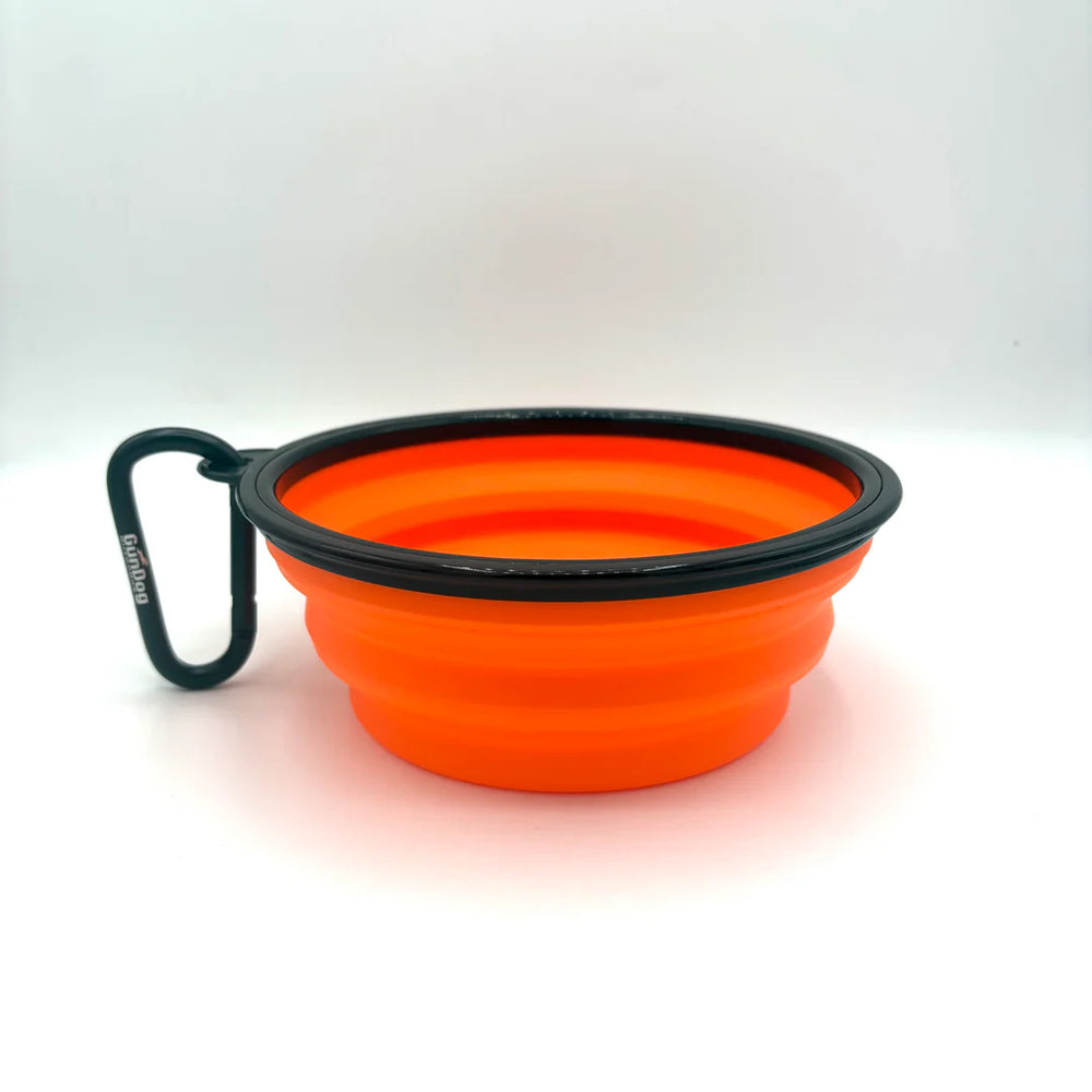 GunDog Outdoor Field Bowl - Collapsible Compact Bowl: Orange