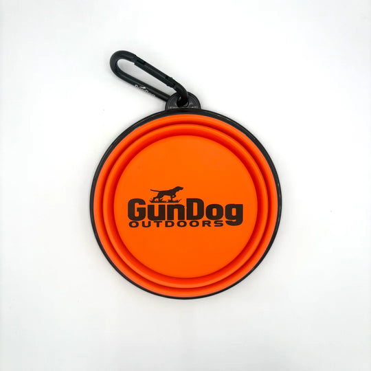 GunDog Outdoor Field Bowl - Collapsible Compact Bowl: Orange