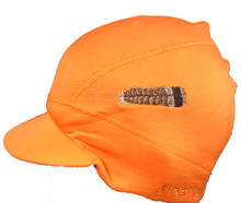 Load image into Gallery viewer, First Lite Brimmed Merino Beanie with Ruffed Grouse Full Color Feather Design on Side
