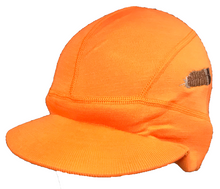 Load image into Gallery viewer, First Lite Brimmed Merino Beanie with Ruffed Grouse Full Color Feather Design on Side
