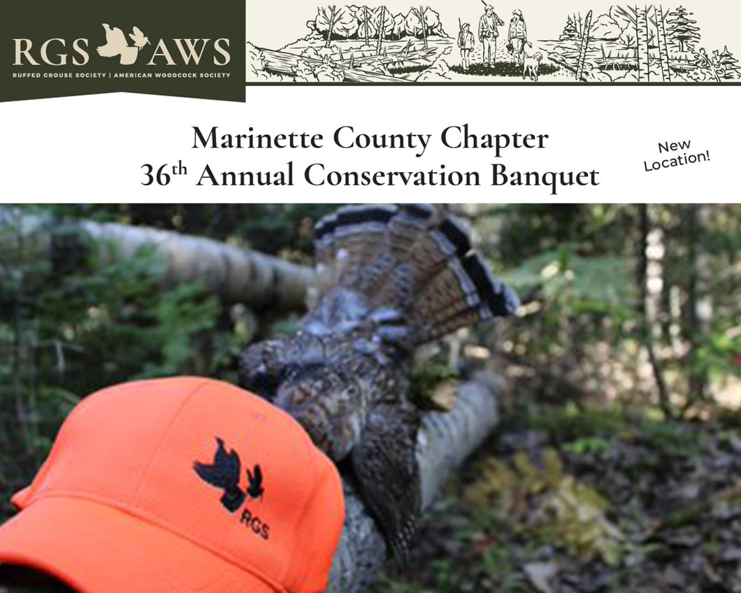Marinette County Chapter's 36th Annual Conservation Banquet 2023 - New Location!