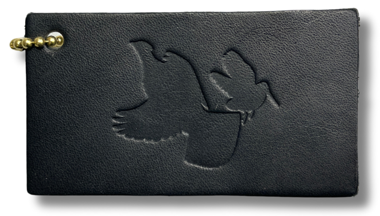 Mud River Deluxe Dog Handlers Bag: With Two Bird Logo on Black Leather Keychain