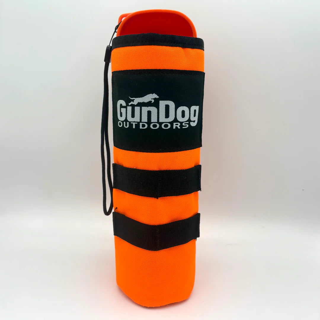 GunDog Outdoor Water Dog Bottle with Carry Sleeve: Orange