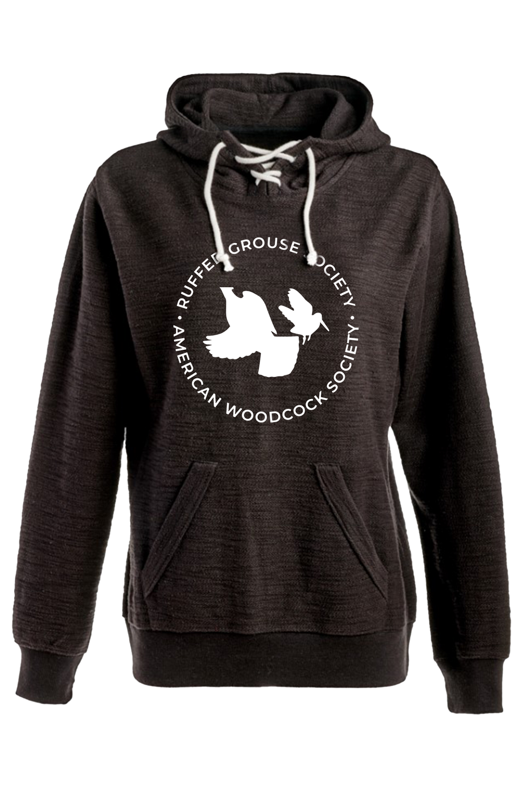 Ladies Sport Lace Scuba Hood: RGS & AWS Circle Logo on Front