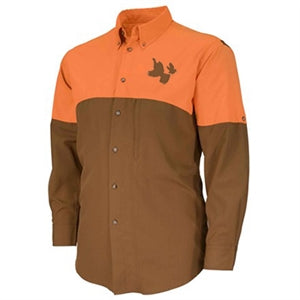 Beretta TM Tech Shirt: Tobacco-Blaze Orange