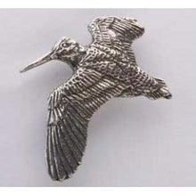 Load image into Gallery viewer, Pin, Flying Woodcock (Pewter or Copper)
