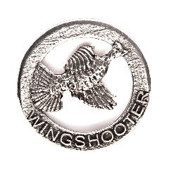 English Pewter Ruffed Grouse - Wingshooter Pin