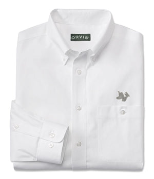 Orvis Pure Cotton Long Sleeve Shirt - White