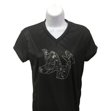 Load image into Gallery viewer, RGS-AWS Ladies Black Athletic Graphic Tee
