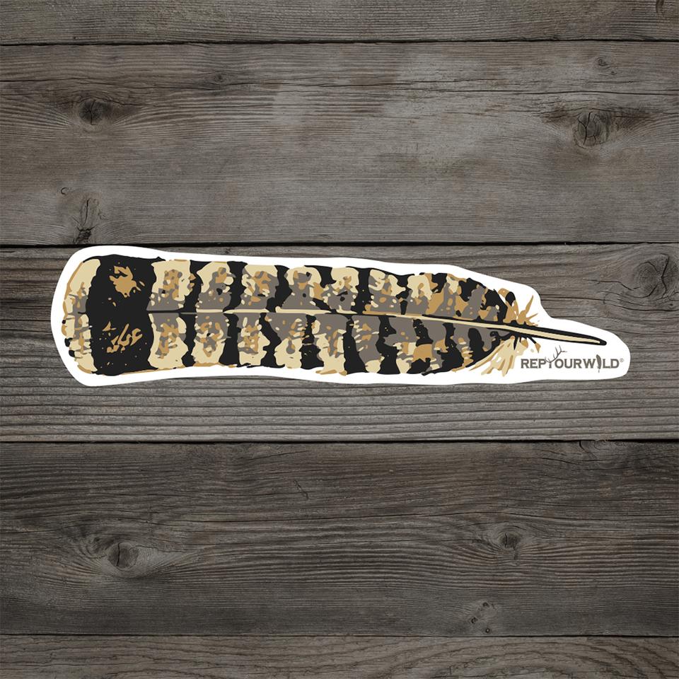 Ruffed Grouse Feather Sticker