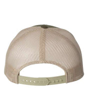 Load image into Gallery viewer, Moss/Khaki Mesh Back Retro Trucker Cap with Timberdoodle  Design Patch
