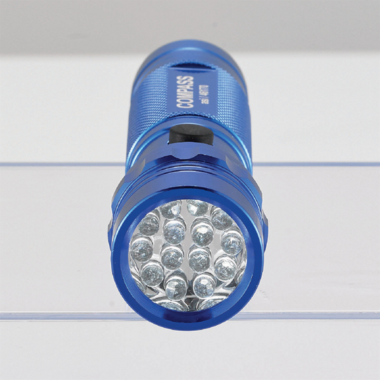 The Cedar Creek Remington LED Flashlight with RGS Logo.
